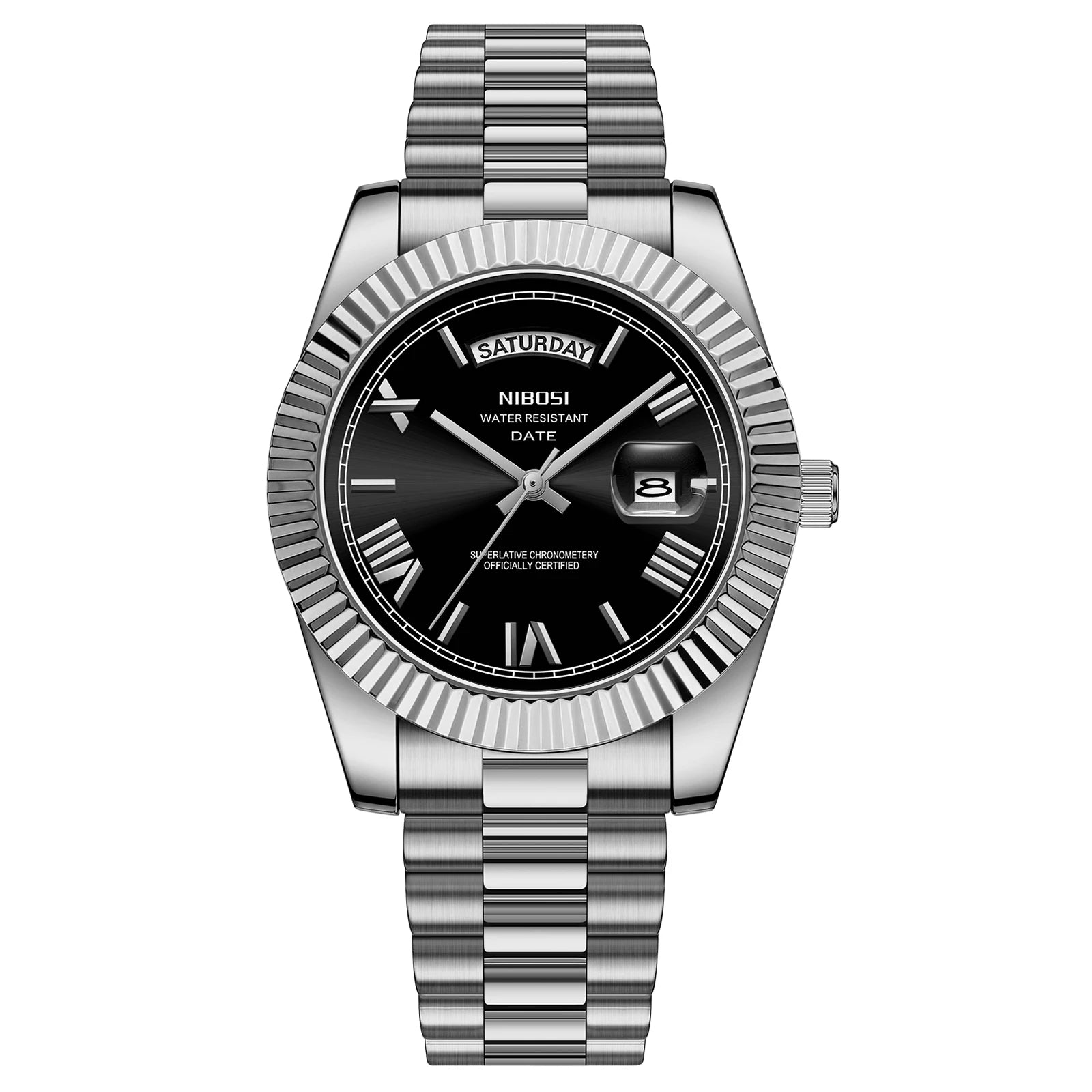 NIBOSI Fashion Men Watches Top Brand Luxury Wristwatch Day Date Miyota Quartz Watch Men Waterproof Steel Male Clock Reloj Hombre